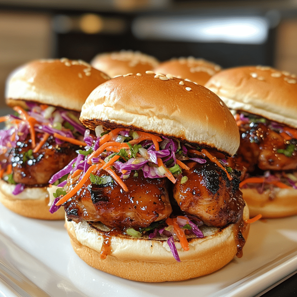Spicy Maple Honey Chicken Sliders — restaurant-quality recipe photo