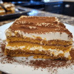 How to make Velvet Pumpkin Spice Tiramisu — key cooking step