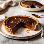 How to make Velvety Chocolate Caramel Tart — key cooking step