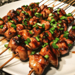 Whiskey-Glazed Beer Chicken Skewers for New Year's Eve — restaurant-quality recipe photo