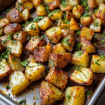 How to make zesty garlic herb roasted potatoes — key cooking step