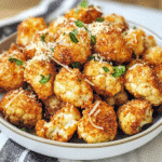 How to make Zesty Garlic Parmesan Cauliflower Bites — key cooking step