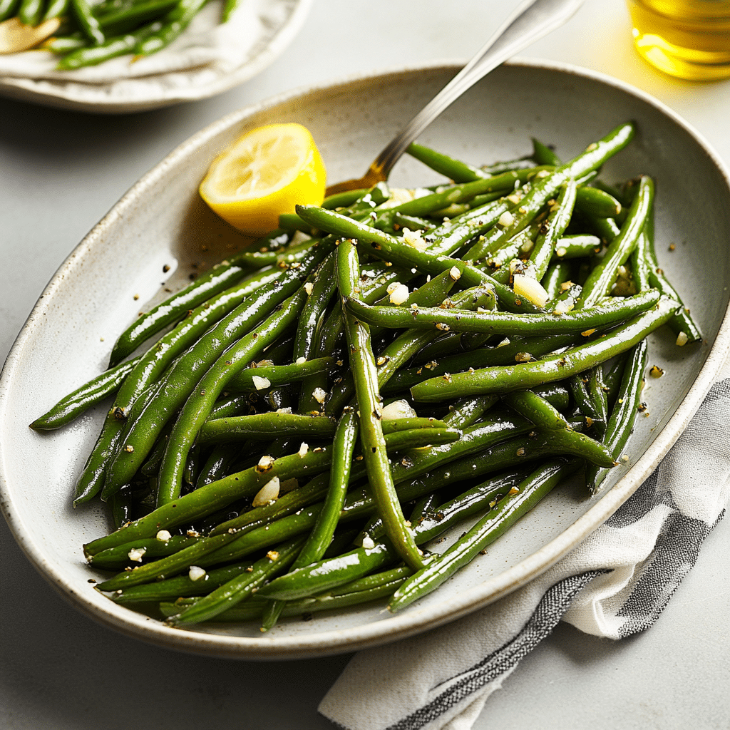 Zesty Lemon Garlic Green Beans — restaurant-quality recipe photo