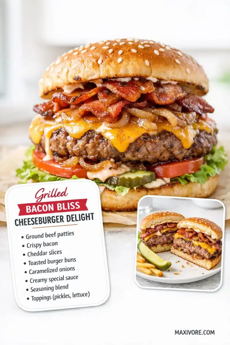 Majestic Bacon Cheeseburger Delight 4 Majestic Bacon Cheeseburger Delight