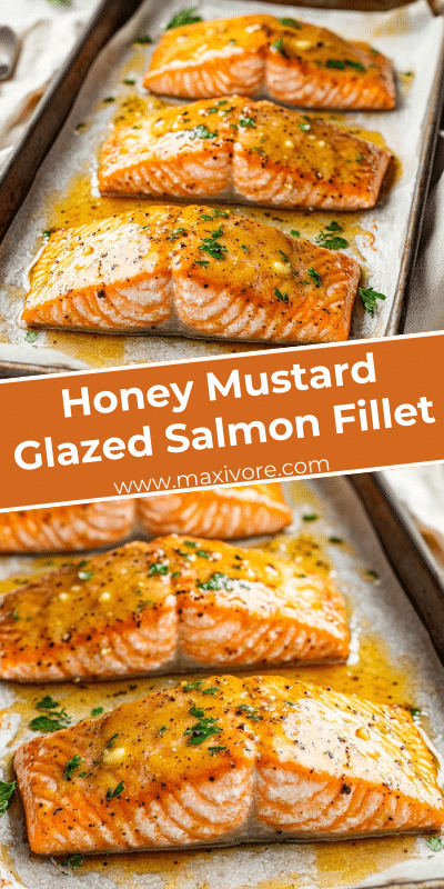 Honey Mustard Glazed Salmon Fillet