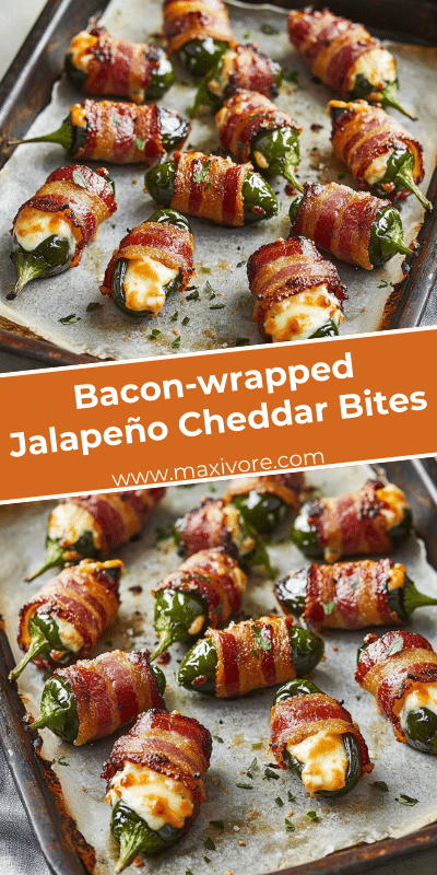 Bacon-wrapped Jalapeño Cheddar Bites