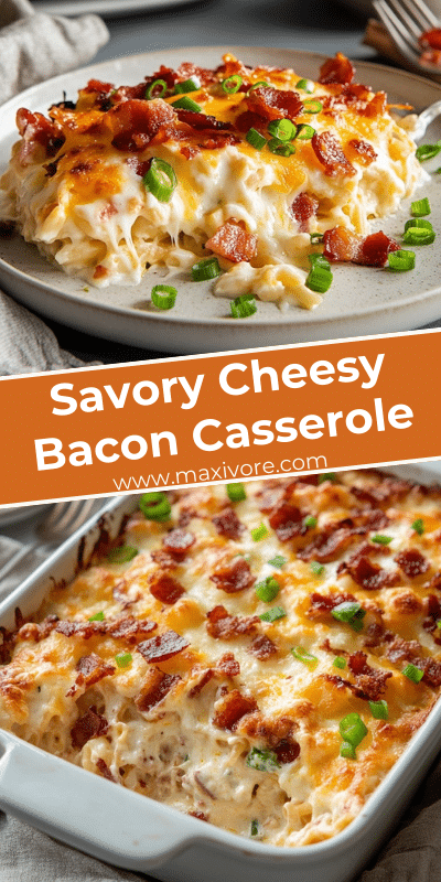 Savory Cheesy Bacon Casserole