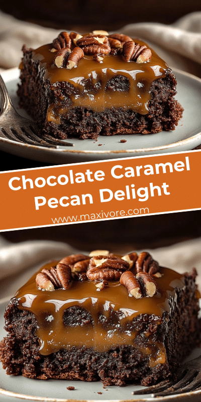 Chocolate Caramel Pecan Delight