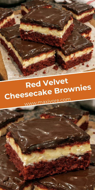 Red Velvet Cheesecake Brownies