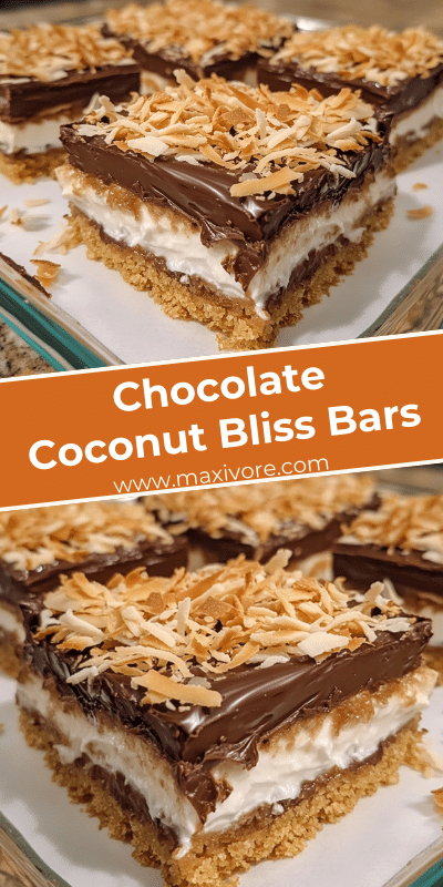 Chocolate Coconut Bliss Bars