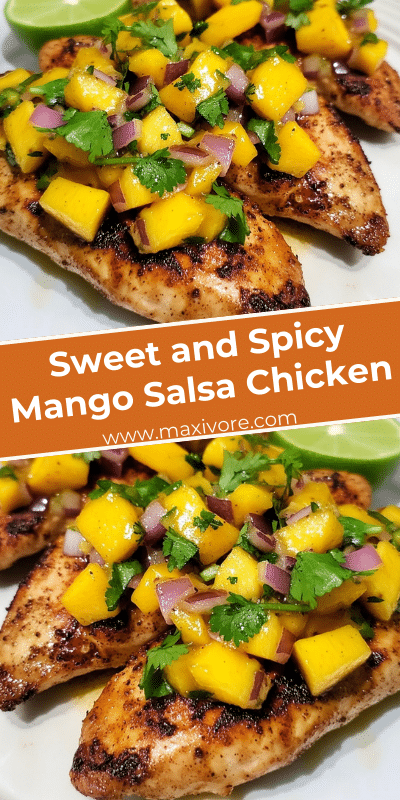 Sweet and Spicy Mango Salsa Chicken
