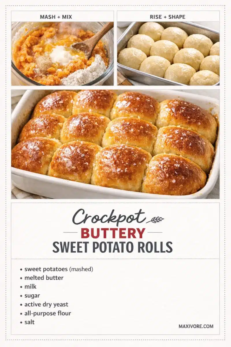 Buttery Sweet Potato Rolls 4 Buttery Sweet Potato Rolls Recipe