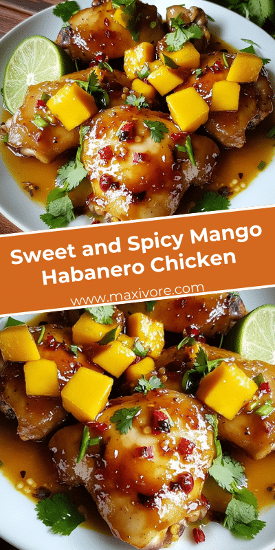 Sweet and Spicy Mango Habanero Chicken