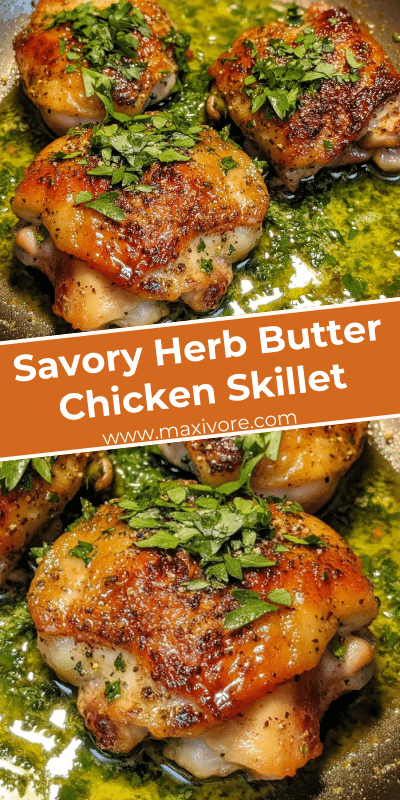 Savory Herb Butter Chicken Skillet