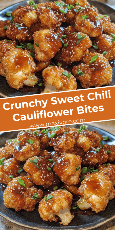 Crunchy Sweet Chili Cauliflower Bites