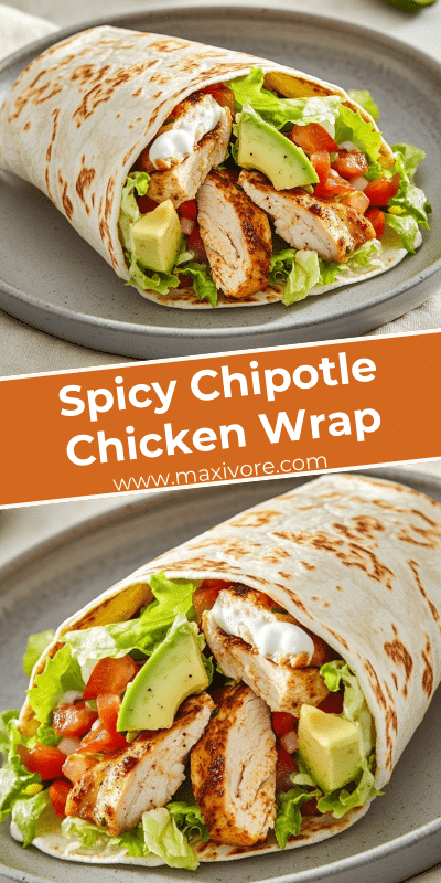 Spicy Chipotle Chicken Wrap