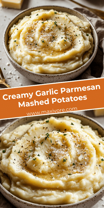 Creamy Garlic Parmesan Mashed Potatoes