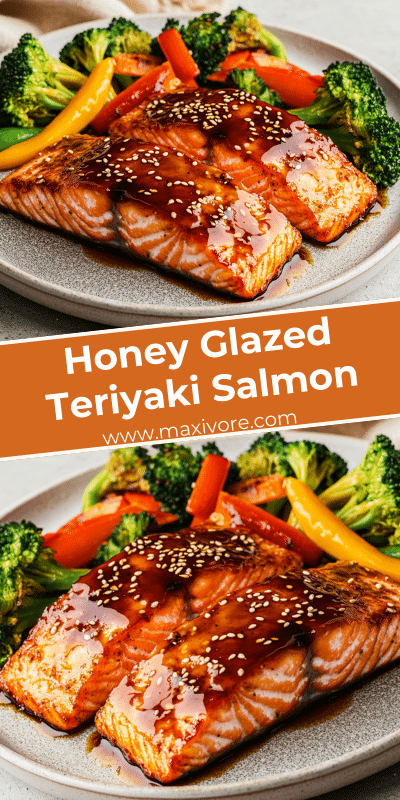 Honey Glazed Teriyaki Salmon