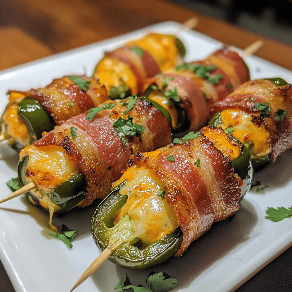 Bacon-wrapped Jalapeño Cheddar Bombs — restaurant-quality recipe photo
