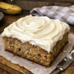Banana Bread Cake with Cream Cheese Frosting a Delicious Treat — restaurant-quality recipe photo