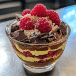 How to make Caramelized Chocolate Raspberry Mousse — key cooking step