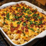 How to make Cheesy Bacon Bliss Macaroni Bake — key cooking step