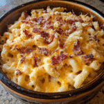 How to make Cheesy Bacon Explosion Pasta Bake — key cooking step