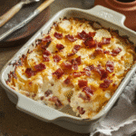 How to make Cheesy Bacon Potato Casserole — key cooking step