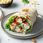 How to make Chicken Ceasar Wrap — key cooking step