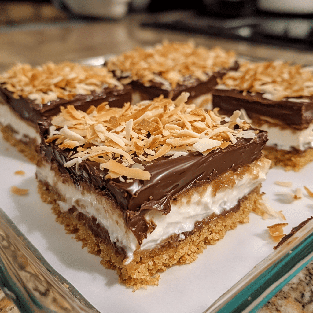 Chocolate Coconut Bliss Bars — restaurant-quality recipe photo