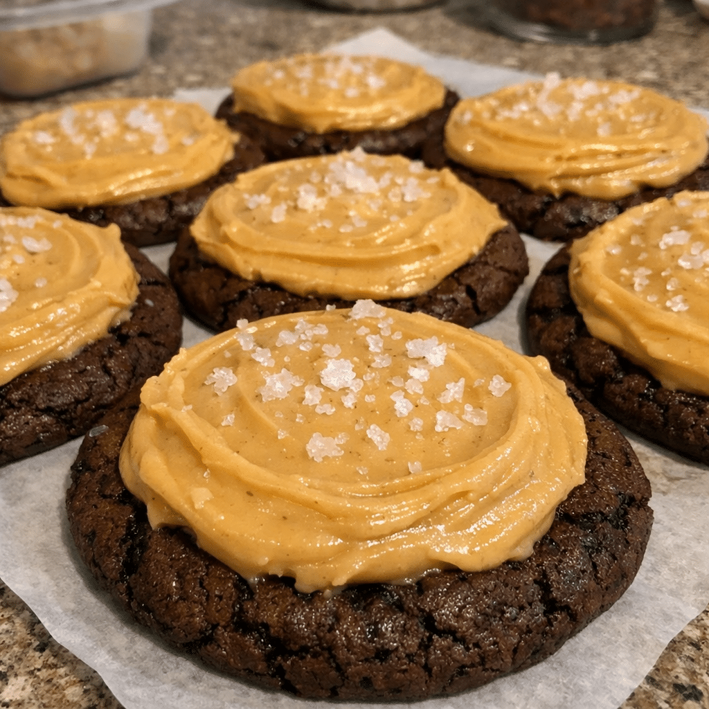 Chocolate Cookies Peanut Butter Frosting — restaurant-quality recipe photo