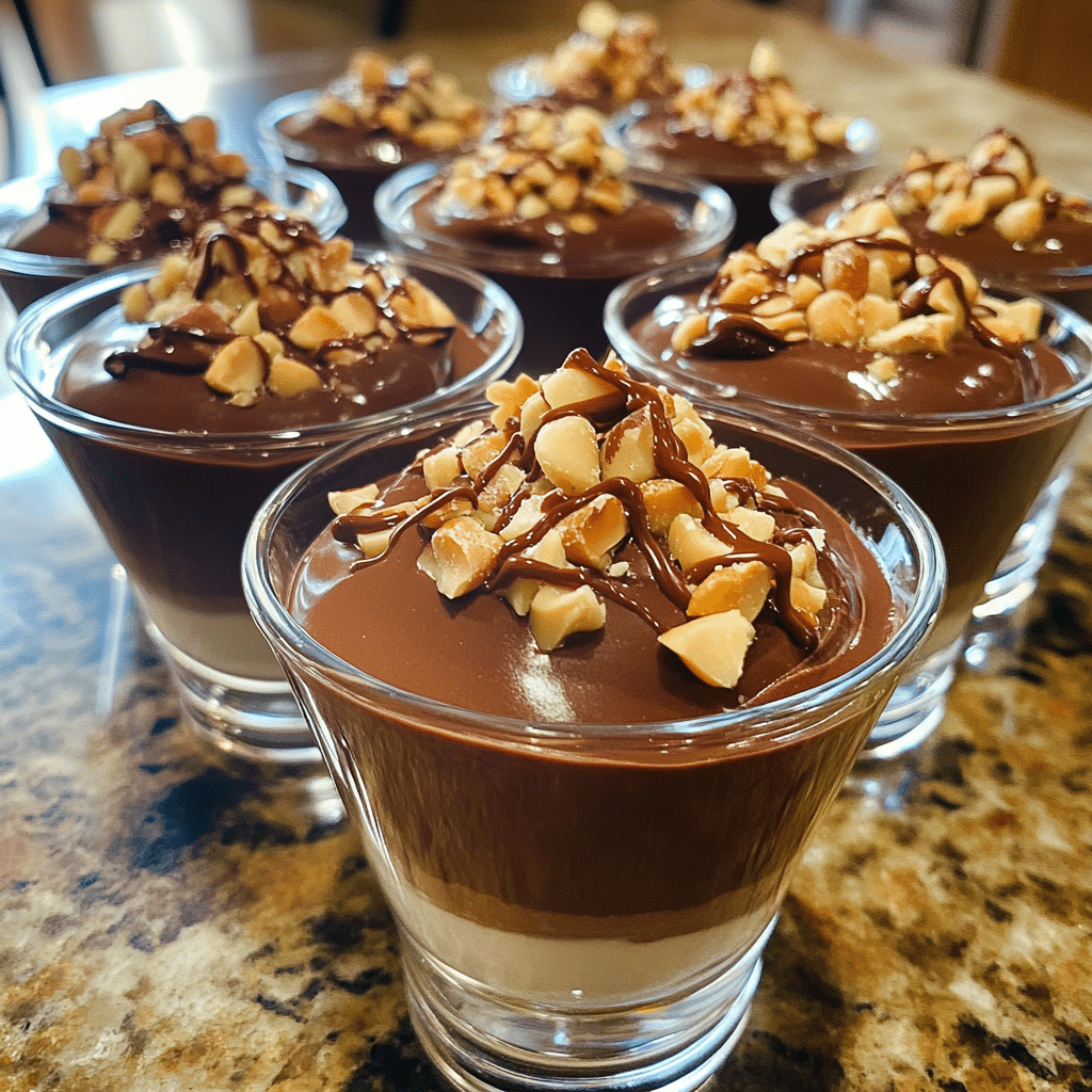 Chocolate Hazelnut Dream Pudding Cups — restaurant-quality recipe photo