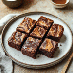 How to make Chocolate Hazelnut Swirl Brownies — key cooking step