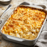 How to make Creamy Macaroni and Cheese Bake — key cooking step