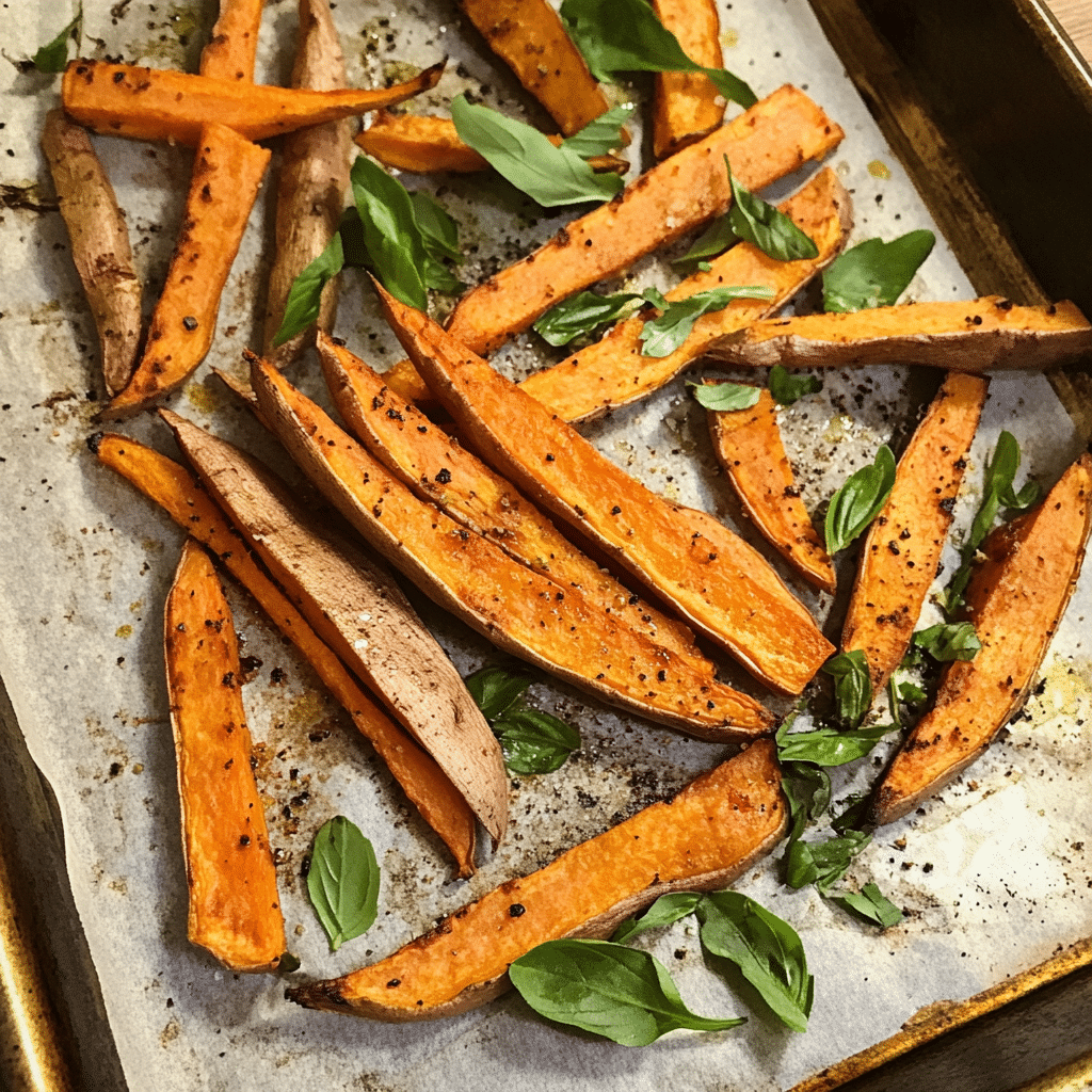 Crispy Herb-infused Sweet Potato Fries — restaurant-quality recipe photo