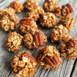 How to make Crunchy Maple Pecan Granola Bites — key cooking step