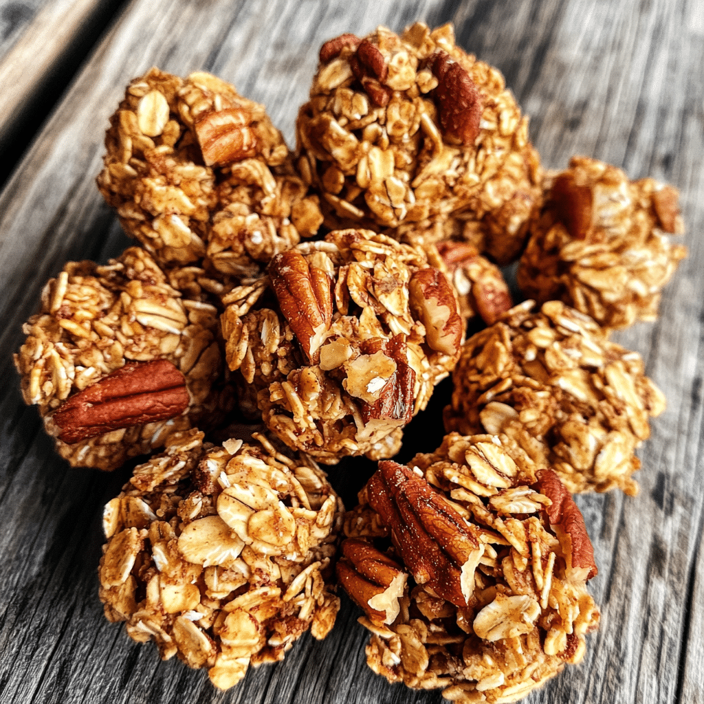 Crunchy Maple Pecan Granola Bites — restaurant-quality recipe photo