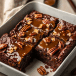 How to make Decadent Caramel Pecan Brownies — key cooking step