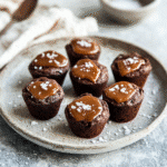 How to make Decadent Salted Caramel Brownie Bites — key cooking step