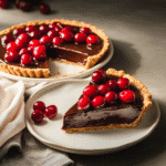 How to make Heavenly Chocolate Cherry Tart — key cooking step