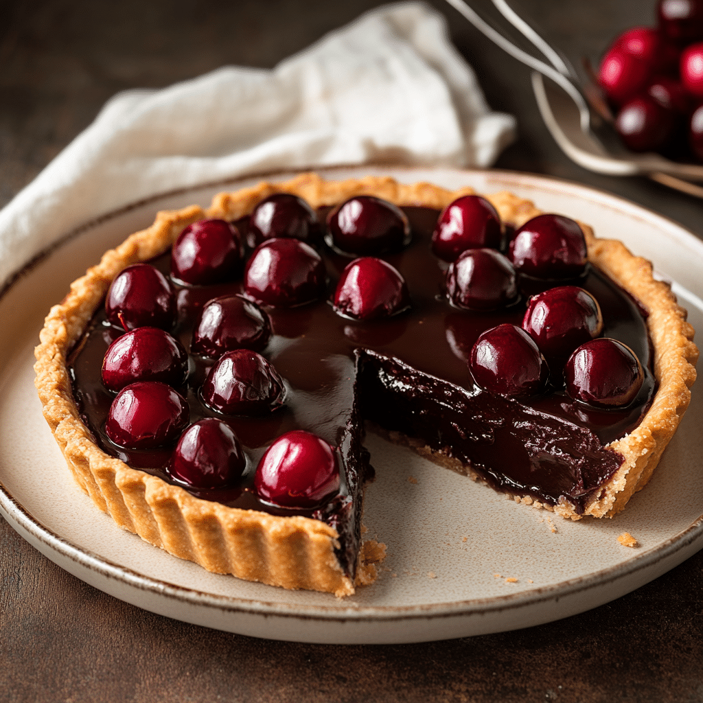 Heavenly Chocolate Cherry Tart — restaurant-quality recipe photo