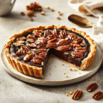 How to make Heavenly Chocolate Pecan Tart — key cooking step