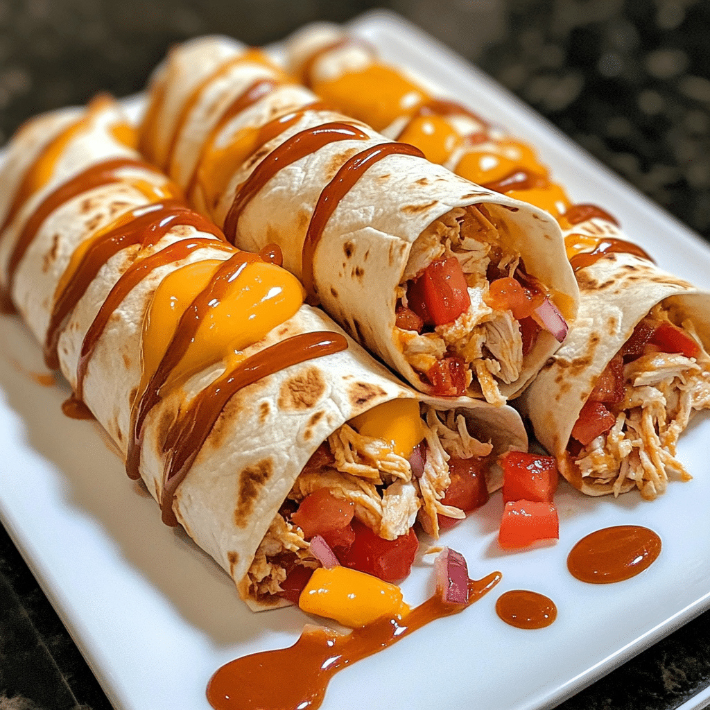 Loaded BBQ Bacon Ranch Wraps — restaurant-quality recipe photo