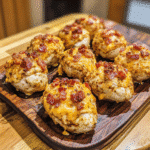 How to make Loaded Cajun Chicken Bombs with Bacon Crunch — key cooking step