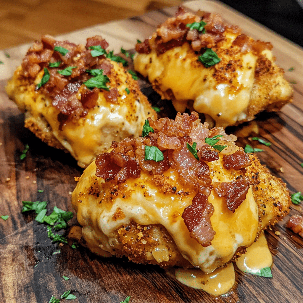 Loaded Cajun Chicken Bombs with Bacon Crunch — restaurant-quality recipe photo