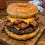 How to make Majestic Bacon Bliss Burger — key cooking step