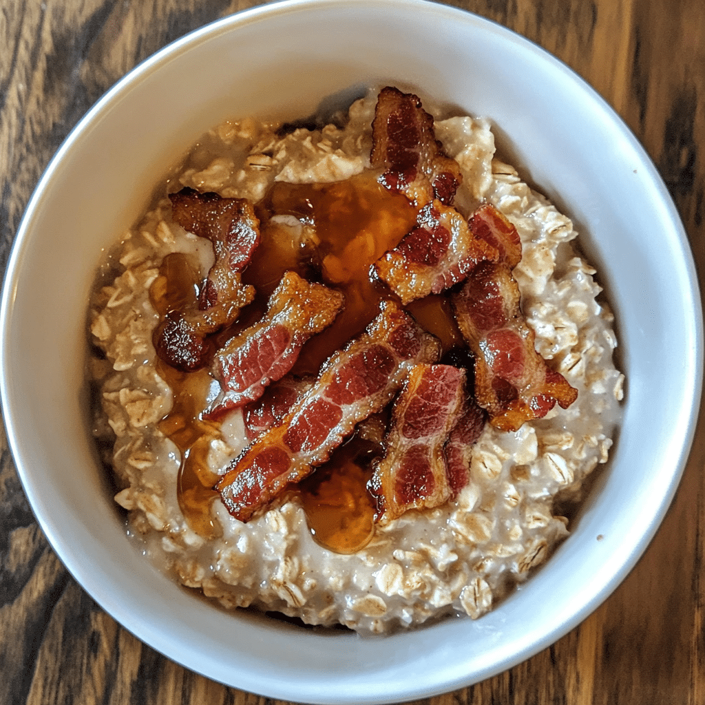 Maple Bacon Overnight Oats — restaurant-quality recipe photo
