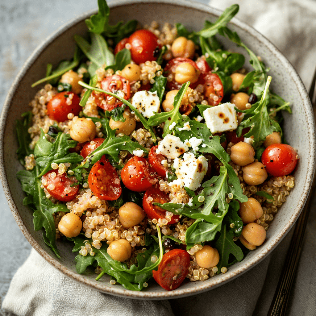 Mediterranean Quinoa and Chickpea Bowl — restaurant-quality recipe photo