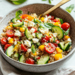 How to make Mediterranean Quinoa Salad Bowl — key cooking step