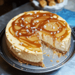 How to make No Bake Salted Caramel Cheesecake — key cooking step